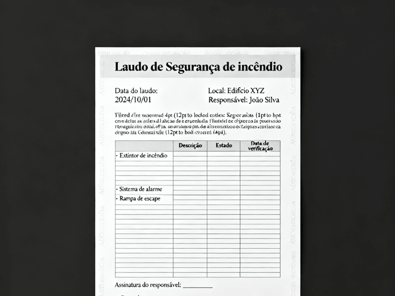 Laudos Do Corpo de Bombeiro